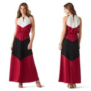 Colorblock Knit Maxi